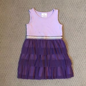 Hanna Andersson sleeveless ruffle dress size 100